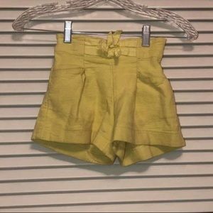 Girls Yellow Short